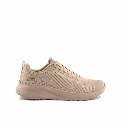 Gymnastiksko, Dam Skechers Bobs Squad Chaos Face Off Beige (Fotstorlek: 36.5)