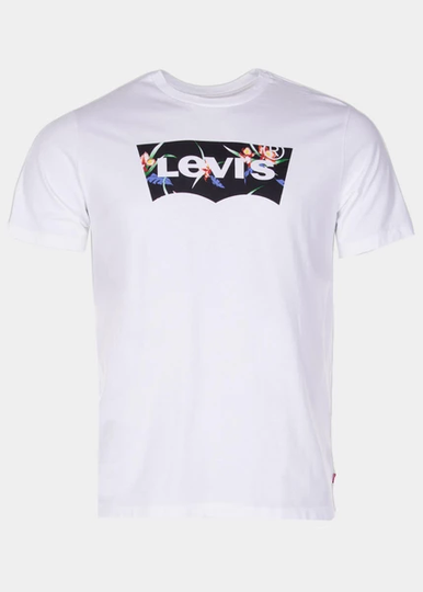 Housemark Graphic Tee Floral B, Neutrals, L, T-Shirts