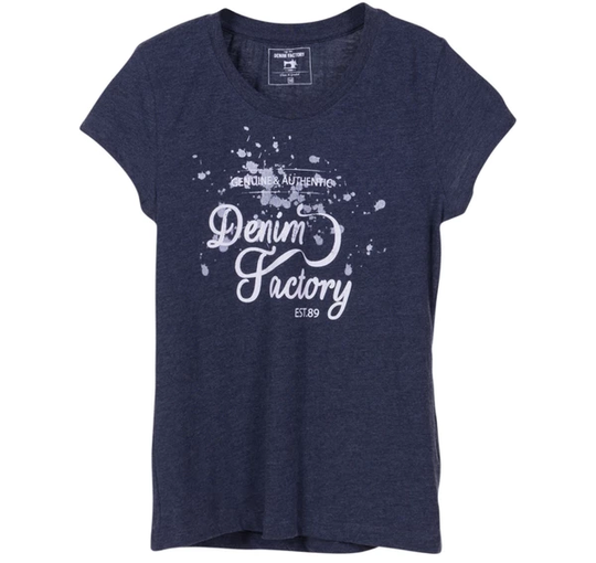 Genuine Tee Jr, Navy Melange, 150, T-Shirts