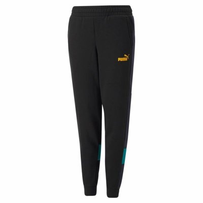 Nederdel träningsoverall för barn Puma Essentials+ Colorblock Svart Pojkar (Storlek: 3-4 år)
