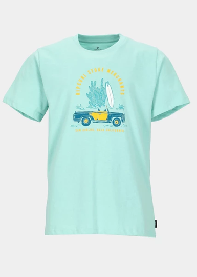 Tuckito Tee - Boys, Washed Aqua, 14, T-Shirts