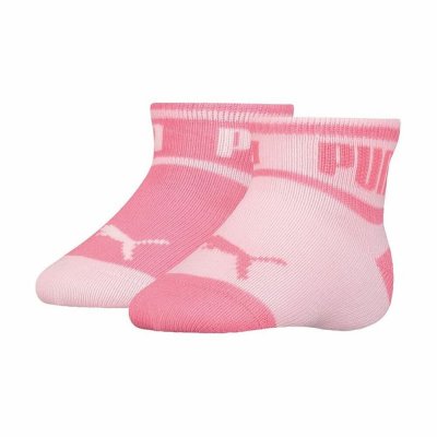 Sportstrumpor Puma Wording x2 Rosa (Fotstorlek: 19-22)