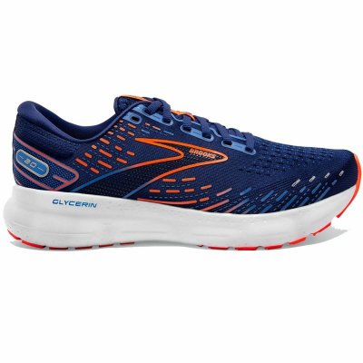 Löparskor, Vuxna Brooks Glycerin 20 Mörkblå Män (Fotstorlek: 44.5)