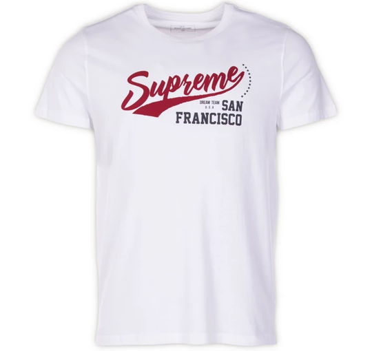 San Fransisco Tee, White, 2xl, T-Shirts