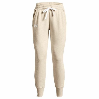 Långa träningsbyxor Under Armour Rival Fleece Kvinna (Storlek: S)
