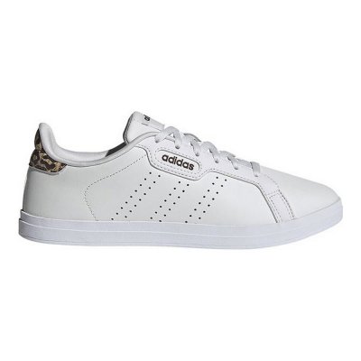Gymnastiksko, Dam Adidas Courtpoint Base Vit (Fotstorlek: 37 1/3)