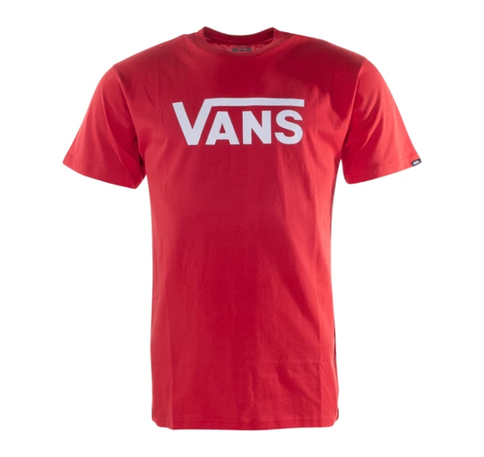 Vans Classic, High Risk Red/White, S, T-Shirts