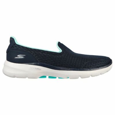 Promenadsko, Dam Skechers Go Walk 6 Mörkblå (Fotstorlek: 40)