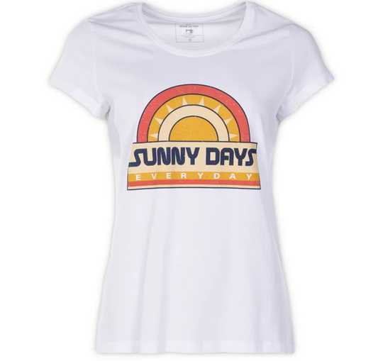 Sunny Days Tee W, White, 44, T-Shirts